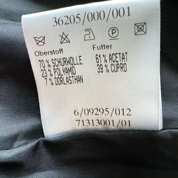 Rene Lezard Black Buckle Jacket By Botto Giuseppe & Figli - Picture 10 of 10